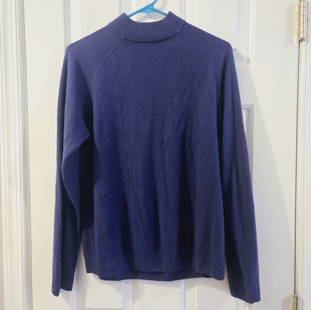 Vintage zip up XL purple sweater